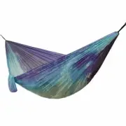 Hammock Backpacking Printing Ocean Sleeping Bed Portable With 2Straps 2Carabiner
