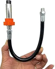 MTYUVOC Clamp-Type Grease Nipple, Grease Gun Coupler, Screw Type High Pressure Grease Nipple, Grease Gun Self-Locking Quick Connector