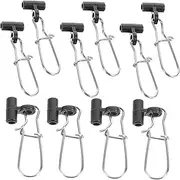 TOYANDONA 20Pcs Portable Fishing Clips Compact Fishing Line Connectors for Various Lures and Techniques Durable and Reusable Accessories for Anglers