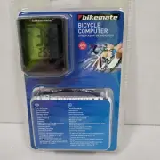 Bikemate Bicycle Computer Black Speedometer Tripmeter Odometer Trip Time