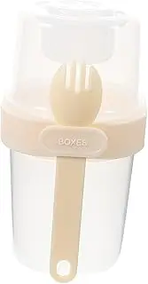 QUMIIRITY Portable Cereal and Milk Container for Boys and Girls Leakproof Breakfast Cup Meal Prep Yogurt Cups Insulated Food Jar for Lunch Box