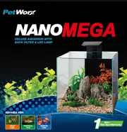 Petworx Nano Mega Aquarium 90L Filter & Lighting