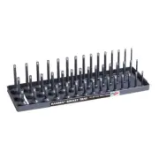 Hansen Global 3/8 in. Drive Metric 3-Row Socket Tool Tray New Free Shipping USA