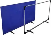 Ping Pong Baffle Field Fence Surround Block for Table Tennis Court,Stainless Steel Pipe Frame,Stable Base for Standard Table
