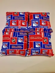 4 Cornhole Bag Set Corn Hole New York Rangers
