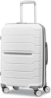 [Samsonite] Unisex-Adult Freeform Hardside Expandable with Double Spinner Wheels, White, Carry-On 21-Inch, Freeform Hardside Expandable with Double Spinner Wheels