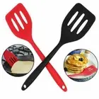 Silicone Spatula Nonstick Fish Slice Egg Slotted Turner 8Y5T Cooking J7N6=