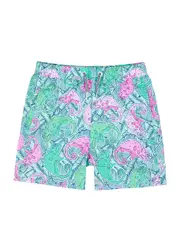 Boardies Kids Reptilia Printed Shell Swim Shorts - Green - 11-12Y (12 Years) 11-12Y (12 years)