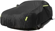 Car Cover for Audi Q5, Black Waterproof Full Car Covers Snow Ice Dust Sun UV Shade Cover Indoor Outdoor