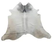 Grey Cowhide Rug Extra Large Brazilian Natural Real Authentic 7ft x 6.3ft