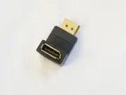 Jimier Up Angled 90 Degree DP DisplayPort Male to Female Extension Adapter