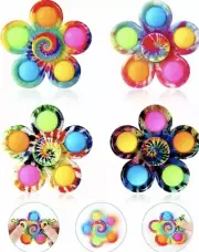 POP IT Fidget Spinner + FREE Holder Sensory Toy Autism Fidget