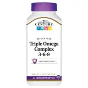 Triple Omega Complex 3-6-9 90 Softgels By 21st Century