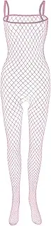 [JEShifangjiusu] Men'S See Through Fishnet Leotard Pantyhose Sexy Mesh Lingerie Jumpsuits Hollow Out Bodysuit Stockings