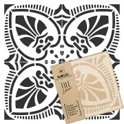 MIRAMAR DECO Tile reusable PLASTIC Stencil 15x15 to 60x60 Floor Wall