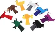 9pcs Cartoon Animal Puppet Finger Puppets Stuffed Felt Animal Finger Felt
