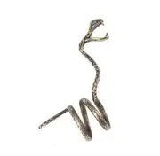 Gold and Silver King Cobra Snake Ring