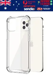 Apple iPhone 16 15 14 13 12 11 Pro Max XS XR Clear Shockproof Bumper Case Cover