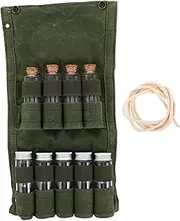 Toddmomy BBQ Condiment Organizer 1 Set Portable Outdoor Seasoning Bottle Set Camping Spice Containers with Glass Jars for Camping