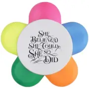 'She Believed She Could' Flower Shape Highlighter Pen (HL00033790)