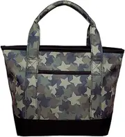 Azlov Golf Round AZ-MT03 305_Star Camo Green FR Cart Bag (Can Store 16.9 fl oz (500 ml) PET Bottles, 305_star camo green, FR