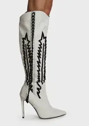 [AZALEA WANG] Hex Cowboy Boots
