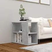 Wooden Accent Buffet Sideboard, Storage Rack with 2 Shelf, Book Cabinet Side Cabinet Sofa Table for Living Room Dining Room Kitchen Hallway 60 x 30 x 50 cm