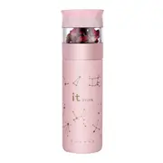 Stainless Steel Thermos Cup Vacuum Flask Heat Preservation Tea Strainer Separation Infuser With Button Mug
