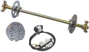 Sprocket Hub Brake Assembly Chain Hub Drift Trike GoKart 740m Rear Live Axle Kit