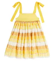 [Paade Mode] Paade Mode Striped cotton dress Y 10 yellow