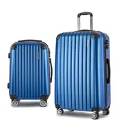 Wanderlite 2pcs Luggage Trolley Set Travel Suitcas