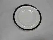 2 MIKASA BONE CHINA SOUP SAUCERS SOLITUDE Pattern 166 JAPAN NEW UNUSED