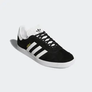 【adidas 愛迪達】GAZELLE 休閒鞋/黑白/男鞋-BB5476/ UK7.5/26CM