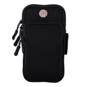 2 Pcs Sport Armband Waterproof Phone Holder Case Bag for 4-6 inch Phones(Black)