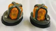 JEEPS WILLY FORD MB GPW CJ2A CJ3B CJ3B PARKING LIGHT PAIR WITH GRILL (2pack)