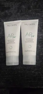 2 Brand New NU SKIN AP24 Whitening Fluoride Toothpastes
