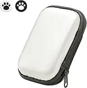 Generic Portable Storage Bag Shockproof with 2 Joystick Caps Travel Carry Bag Anti-Scratch Retro Handheld Game Console Carrying Bag Waterproof for Miyoo Mini Plus/ANBERNIC RG35XX/R36S/R35S