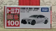 TOMICA #100 LEXUS IS 350 F SPORT 1/65 SCALE NEW IN BOX [WYL] USA STOCK!!!