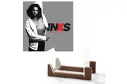 Inxs The Very Best - Double Vinyl Album & Crosley Record Storage Display Stand
