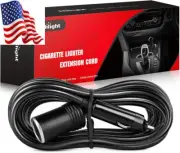 NI-WA-01C Cigarette Lighter Extension Cord Cable Heavy Duty 14Ft 12V/24V Car