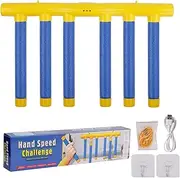 Catching Sticks Game Reaction Training Toy, Drop Stick Game, 2025 Upgrade Hand Eye Coordination Reaction Training Toy, New Drop Trivia Game, Adjustable Speed Catching Game