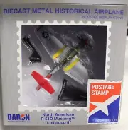 Daron Postage Stamp Diecast Historic Airplane P 51D Mustang "Lollipop II"