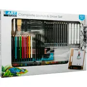 The Art Studio Complete Sketching and Drawing Set 107 pieces