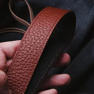 【現貨】相機背帶尼龍繩牛皮手工縫制款富士索尼徠卡通用