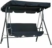 Replacement Awning for Garden Swing Seat, Waterproof, Anti-UV, Powder Protector for The Upper Cover of The Swing Seat