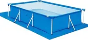 Pe Fabric Weaving Pool Cover Dustproof Floor Pad for Inflatable Swimming Pools Blue Durable Practical Cushion for Pool Safety