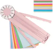 unbrand Paper Craft Edge Cutter, 12-in-1 Rotary Paper Cutter, Paper Cutter for Crafts, Multifunctional Cutting Machine Paper with Wave Lines for Cr...