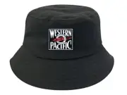 Western Pacific Railroad Bucket Hat, Black, Grey or Orange "you choose"
