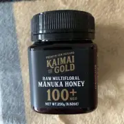 Kaimai Gold New Zealand Raw Manuka Honey MGO 100+ ~ 8.8 oz. Exp.05/27