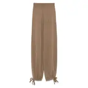 Elastic waist casual pants S,XS,M Brown